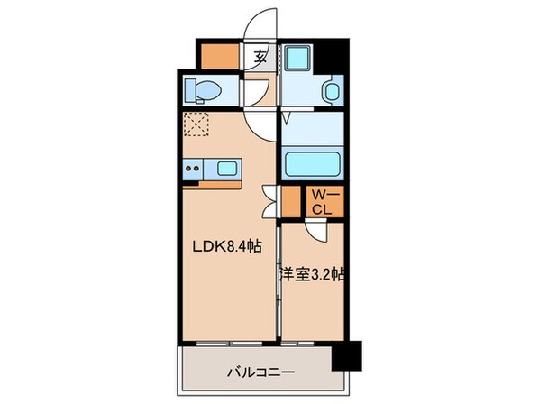 ｴｽﾘｰﾄﾞﾚｼﾞﾃﾞﾝｽ都島NORTHの物件間取画像